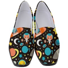 Space Pattern Women s Classic Loafer Heels