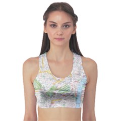 London City Map Fitness Sports Bra