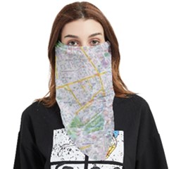 London City Map Face Covering Bandana (triangle) by Bedest