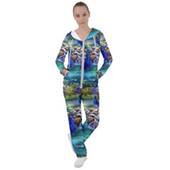 Peacocks  Fantasy Garden Women s Tracksuit