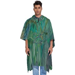 Peacock Paradise Jungle Men s Hooded Rain Ponchos