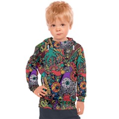 Cute Cartoon Doodle Kids  Hooded Pullover by Bedest