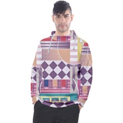 Abstract Shapes Colors Gradient Men s Pullover Hoodie by Ravend