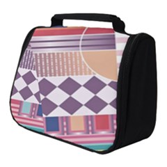 Abstract Shapes Colors Gradient Full Print Travel Pouch (small) by Ravend