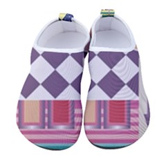 Abstract Shapes Colors Gradient Women s Sock-style Water Shoes by Ravend