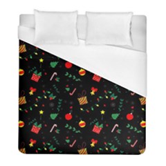 Christmas Pattern Texture Colorful Wallpaper Duvet Cover (full/ Double Size)