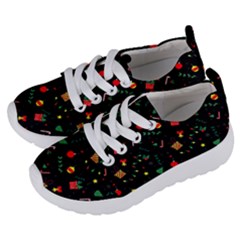 Christmas Pattern Texture Colorful Wallpaper Kids  Lightweight Sports Shoes