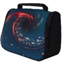 Fluid Swirl Spiral Twist Liquid Abstract Pattern Full Print Travel Pouch (Big) View1