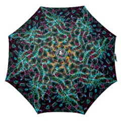 Fractal Abstract Waves Background Wallpaper Straight Umbrellas