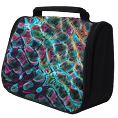 Fractal Abstract Waves Background Wallpaper Full Print Travel Pouch (big)