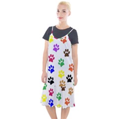 Pawprints-paw-prints-paw-animal Camis Fishtail Dress