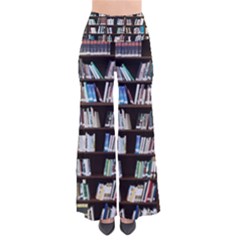 Book Collection In Brown Wooden Bookcases Books Bookshelf Library So Vintage Palazzo Pants