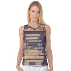 Books Antique Worn Spent Romance Antique Dealer Women s Basketball Tank Top