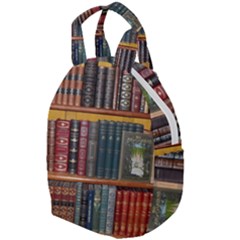 Books-library-bookshelf-bookshop Travel Backpack by Ravend