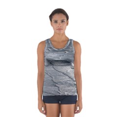 Atlantic Ocean Aerial View, Tierra Del Fuego, Argentina Sport Tank Top  by dflcprintsclothing