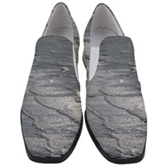 Atlantic Ocean Aerial View, Tierra Del Fuego, Argentina Women Slip On Heel Loafers by dflcprintsclothing