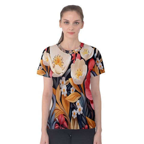 Ai-generated Women s Cotton T-shirt by nateshop