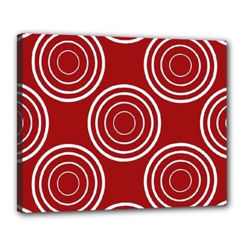 Background-red Canvas 20  X 16  (stretched) by nateshop