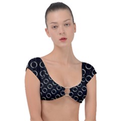Digital-scrapbooking Cap Sleeve Ring Bikini Top