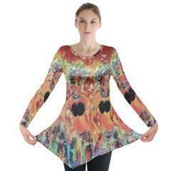 Indonesia-lukisan-picture Long Sleeve Tunic 