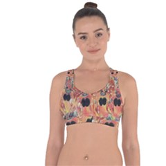 Indonesia-lukisan-picture Cross String Back Sports Bra
