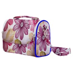 Print-roses Satchel Shoulder Bag