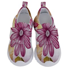Print-roses Kids  Velcro No Lace Shoes by nateshop