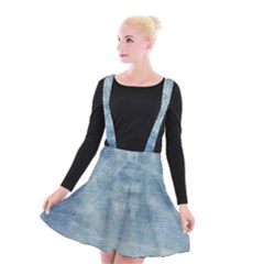 Denim,11 Suspender Skater Skirt by nateshop