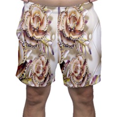 Butterfly Dreams, Bonito, Butterfly, Dream, Flower, Girly Men s Shorts by nateshop
