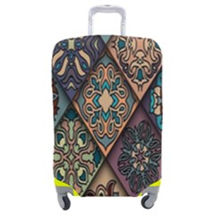 Flower Texture, Background, Colorful, Desenho, Luggage Cover (medium) by nateshop