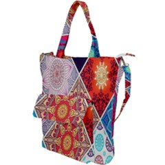 Mandala Pattern, Desenho, Designs, Glitter, Pattern Shoulder Tote Bag by nateshop