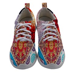 Mandala Pattern, Desenho, Designs, Glitter, Pattern Women Athletic Shoes by nateshop