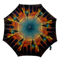 New York City Skyline Usa Hook Handle Umbrellas (medium) by Ndabl3x