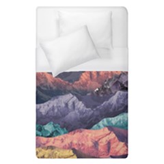 Adventure Psychedelic Mountain Duvet Cover (single Size)
