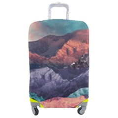 Adventure Psychedelic Mountain Luggage Cover (medium) by Ndabl3x