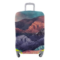 Adventure Psychedelic Mountain Luggage Cover (Small)