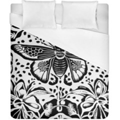 Moth Duvet Cover (california King Size) by Valentinaart