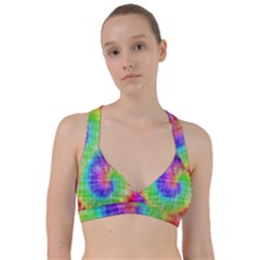 Watercolor-batik Sweetheart Sports Bra by nateshop