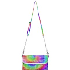 Watercolor-batik Mini Crossbody Handbag
