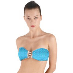 Pattern-123 Twist Bandeau Bikini Top by nateshop