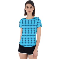 Pattern-123 Back Cut Out Sport T-shirt by nateshop