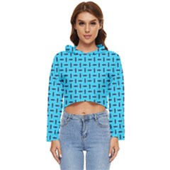 Pattern-123 Women s Lightweight Cropped Hoodie by nateshop