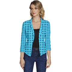 Pattern-123 Women s Casual 3/4 Sleeve Spring Jacket by nateshop