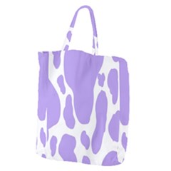 Cow Print, Aesthetic,violelilac, Animal, Purple, Simple Giant Grocery Tote by nateshop