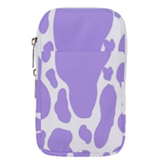 Cow Print, Aesthetic,violelilac, Animal, Purple, Simple Waist Pouch (large) by nateshop