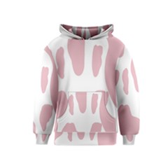 Cow Print, Pink, Design, Pattern, Animal, Baby Pink, Simple, Kids  Pullover Hoodie by nateshop