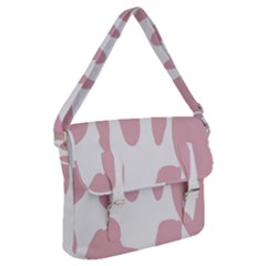 Cow Print, Pink, Design, Pattern, Animal, Baby Pink, Simple, Buckle Messenger Bag by nateshop