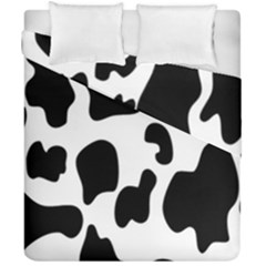 Black And White Cow Print,wallpaper Duvet Cover Double Side (california King Size)