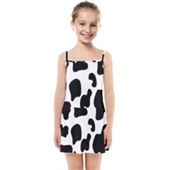 Black And White Cow Print,wallpaper Kids  Summer Sun Dress by nateshop