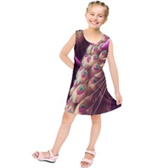 Peacock Dream, Fantasy, Flower, Girly, Peacocks, Pretty Kids  Tunic Dress